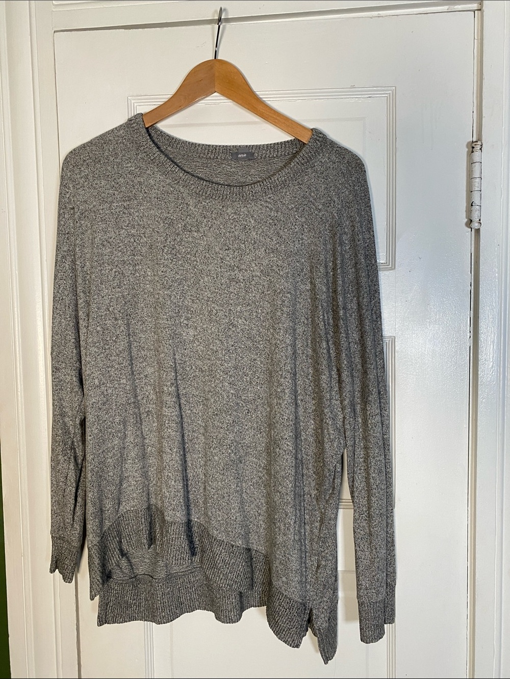 Aerie Relaxed Crewneck Sweater - Gray